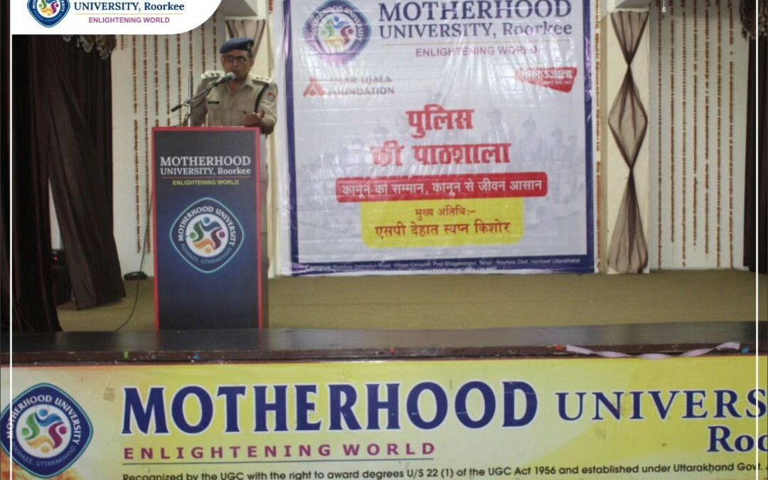 Bridging the Gap: Police ki Pathshala Empowers Youth at Motherhood University, Roorkee