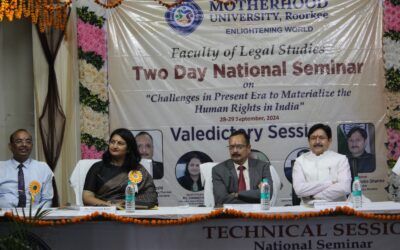 Indian legal system addresses technological intrusions on human rights- District & Session Judge Shri Prashant Joshi Ji