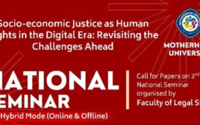 2nd National Seminar on Socio-economic Justice as Human Rights in the Digital Era: Revisiting the Challenges Ahead